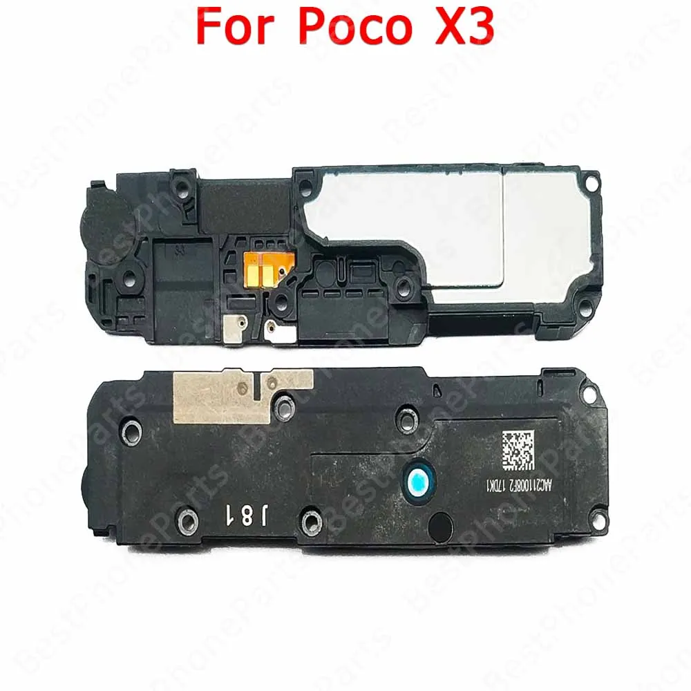 Loudspeaker For Xiaomi Poco X4 GT X5 X6 Pro 5G X2 X3 NFC Loud Speaker Buzzer Ringer Sound Module Spare Parts