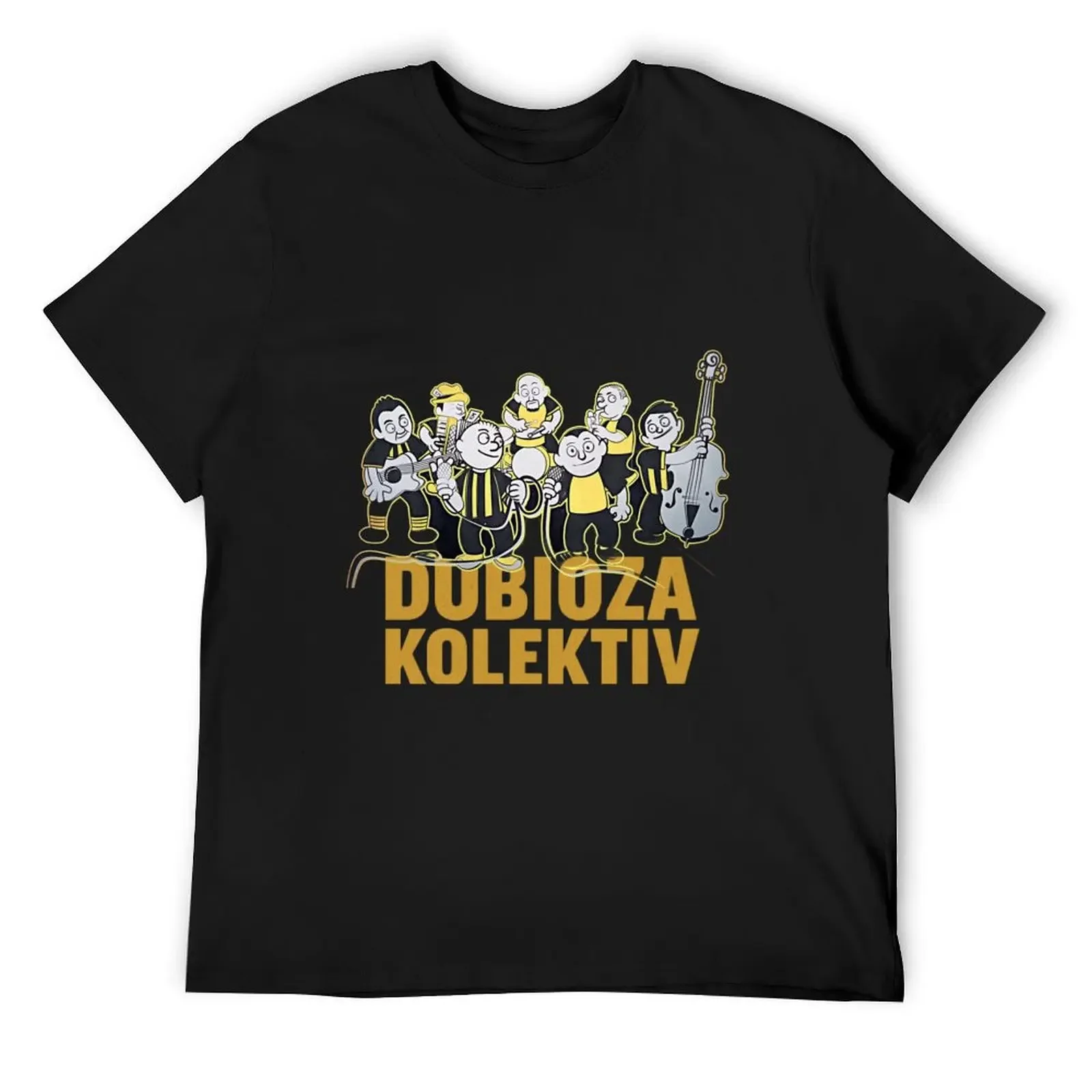 

Dubioza kolektiv T-Shirt blue archive plain men clothes