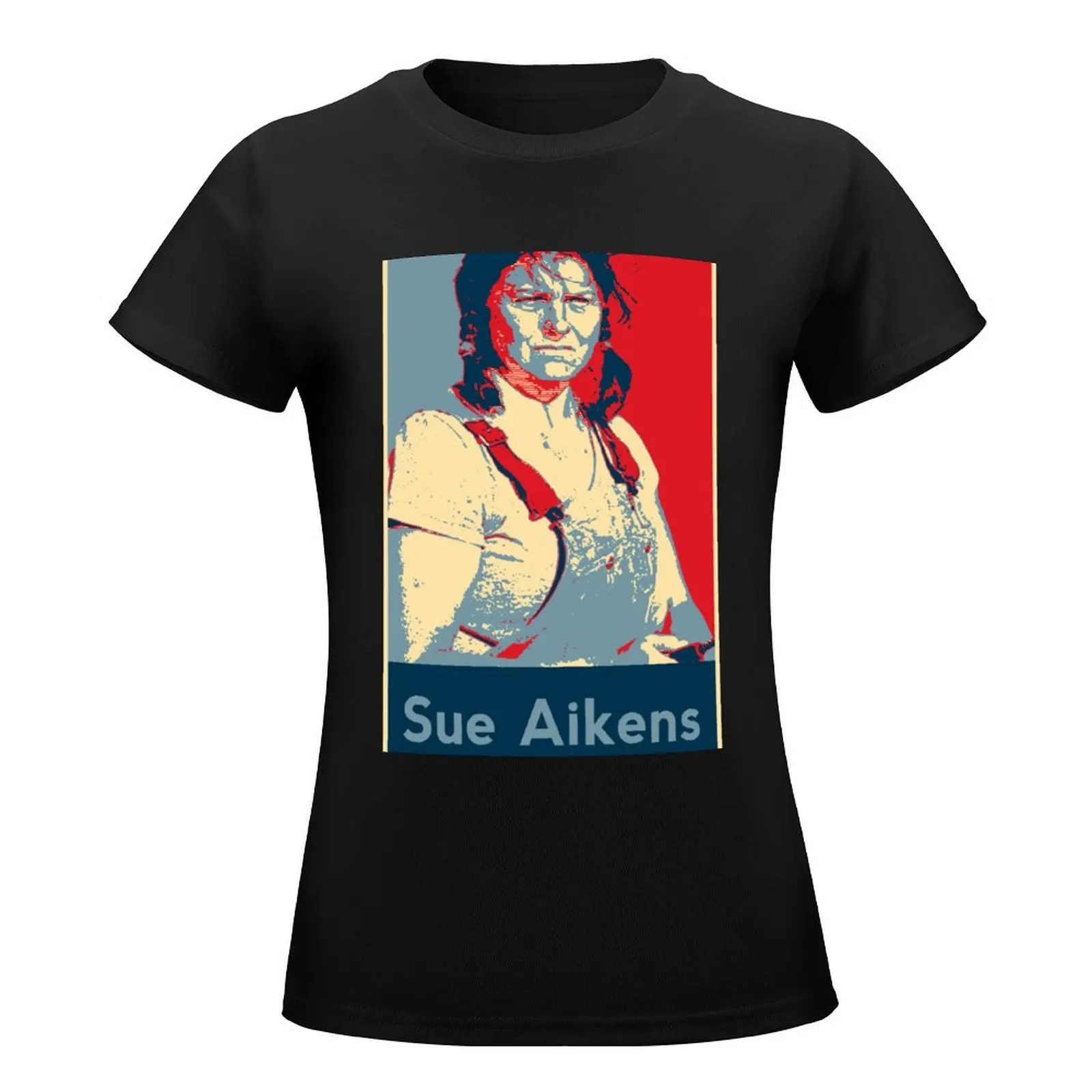 Sue Aikens T-Shirt aesthetic clothes plus size tops graphic t-shirts for Women