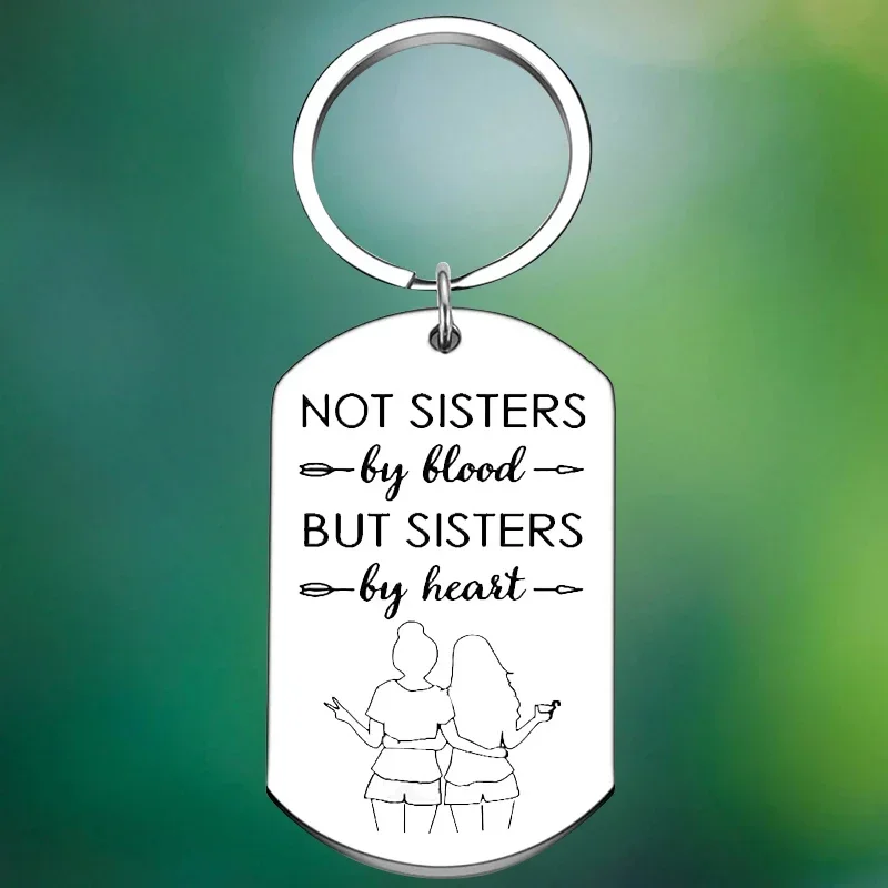 Sister Sweet 16 Birthday Keychain Women Adults Girls Christmas Gifts Key Chain Pendant Female Bestie Friendship Gifts