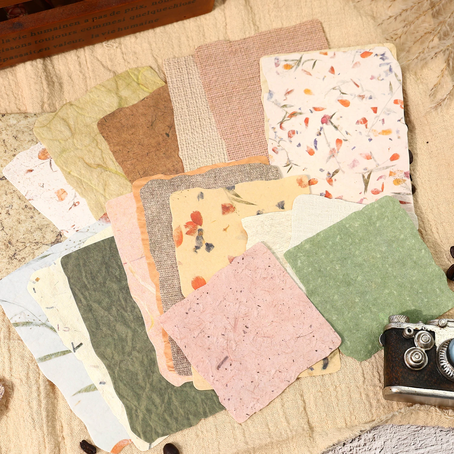 28pcs/pack Vintage Reliefs Tex - Vintage Junk Journal Scrapbooking Paper ulasan dan harga