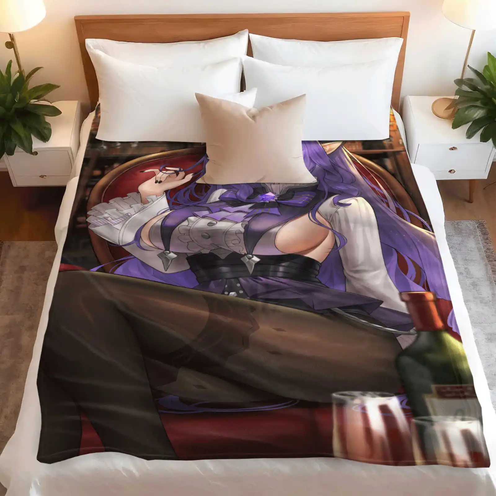 Zenless منطقة صفر الفانيلا بطانية ل أريكة سرير مكتب المنزل التخييم قيلولة الترفيه لينة رمي البطانيات هدايا عيد ميلاد للفتيات