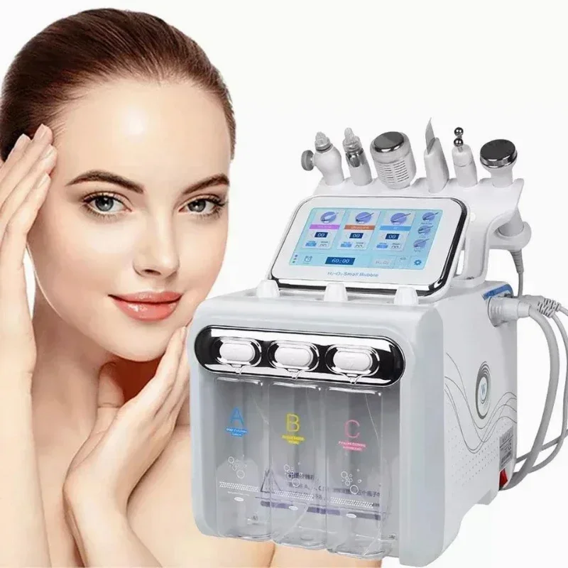 7 in 1 Hydra Dermabrasion H2O2 Machine Skin Care Microdermabrasion Machine Hair Removal Care Instrument