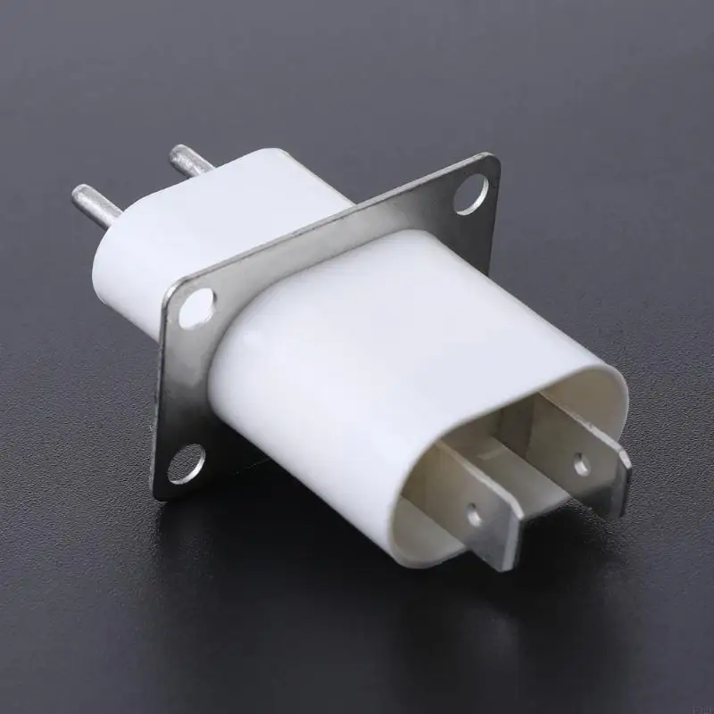 F92F 5PCS เตาไมโครเวฟอิเล็กทรอนิกส์ Magnetron 4 FILAMENT PIN SOCKETS SOCKETS ConVERTER HOME