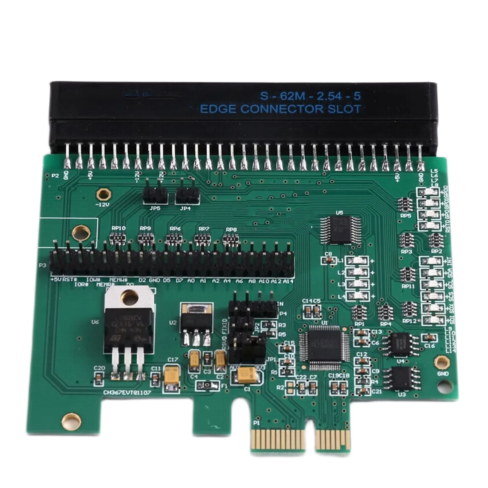 AT82-CH367 Pcie Development Board Evaluation 8-Bit Local Bus Pcie Bus Interface Board For Embedded Systems