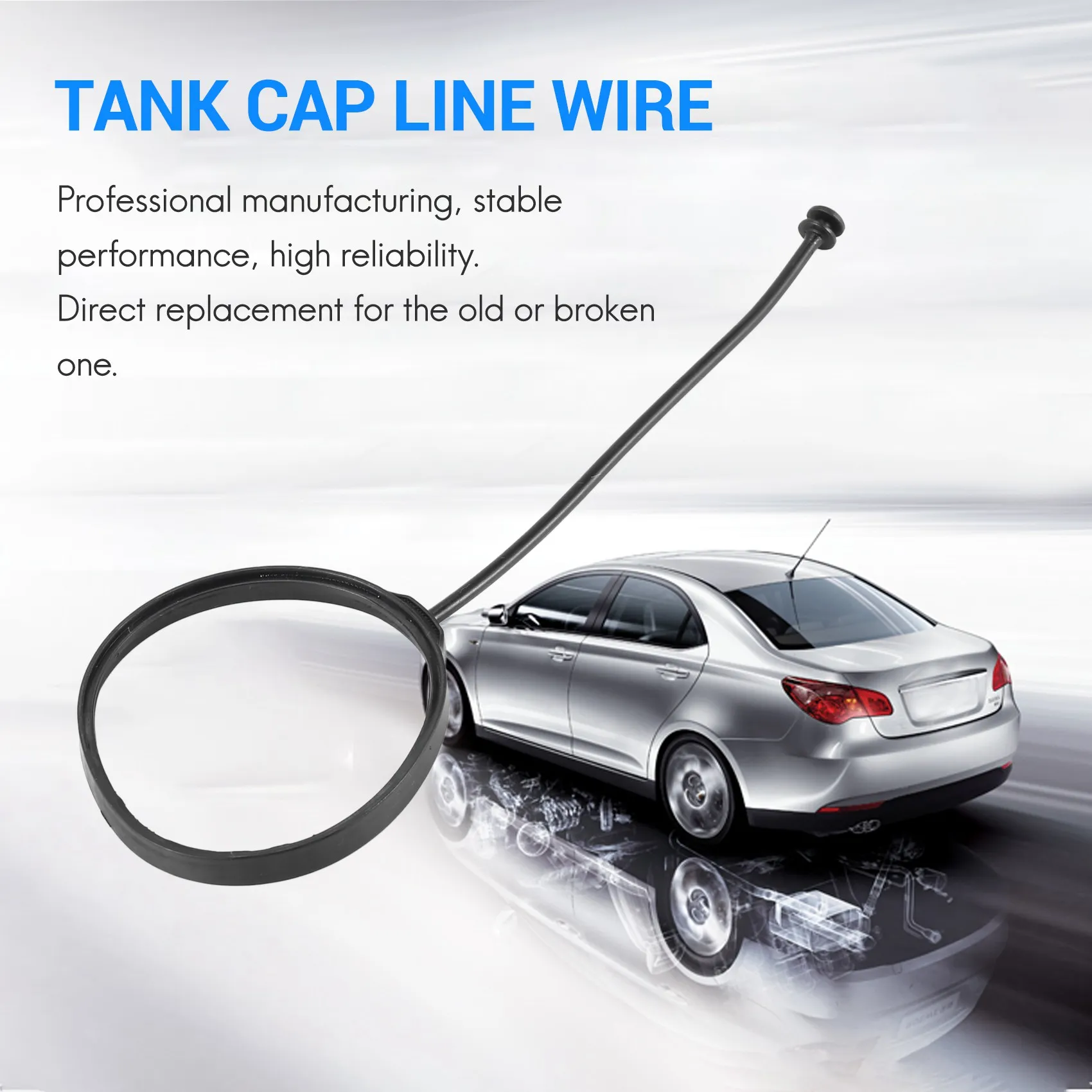 AED8-Car Vehicle Fuel Tank Cap Line Wire Car Replace Accessory For BMW-1 3 5 7 Series X1 X3 X4 X5 X6 Z4 16117222391