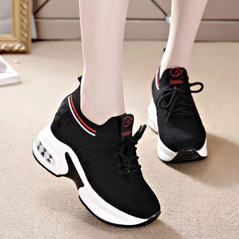 Sneakers Casual Shoes for Women  New In Women Shoes Breathable Increase Height Air Cushion Sports Shoes Platform Shoes Woman