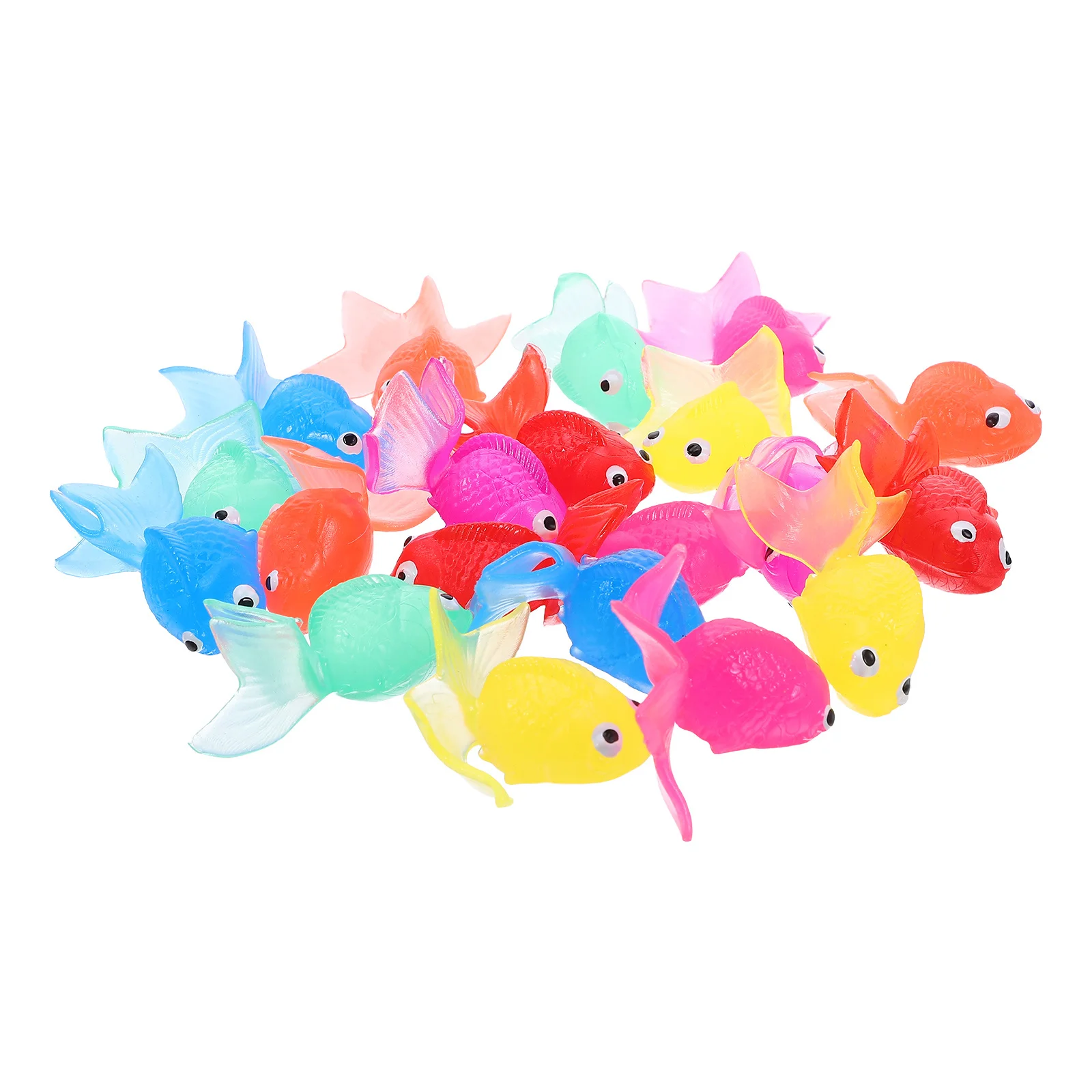 

20pcs Simulation Goldfish For Aquarium Decoration Artificial Fish Ornament Fake Tropical Fish Floating Tank Decor