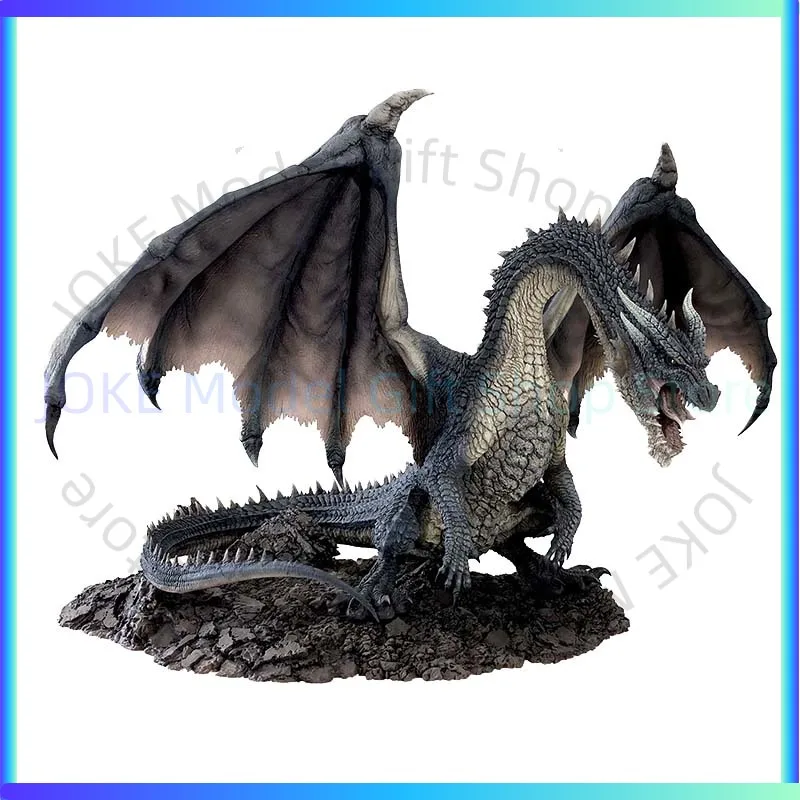 

32Cm Pop Nova Capcom Cfb Monster Hunter Crismon Fatalis Kokuryu) Game Periphery Action Figure Model Decoration Statue Toys