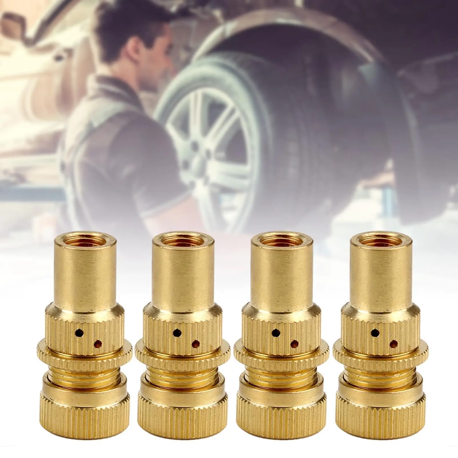 Auto Car Alloy Tire Pressure Relief Valve Deflators Bleeder Valve Set Accessory Tire Pressure Relief Tire Valve