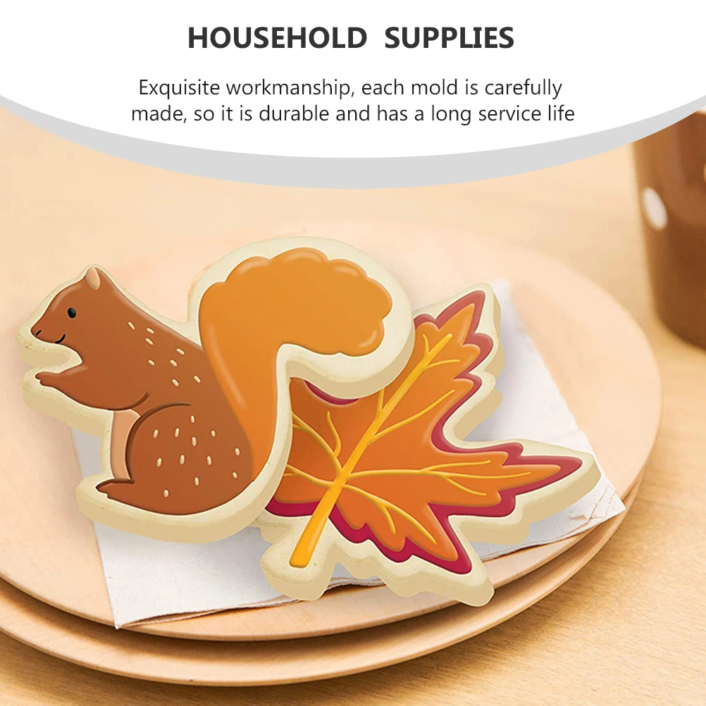 

12pcs Cookie Mold Set Stainless Steel Baking Tools Festival Supplies Thanksgiving Gift Cake Molds Easy Clean