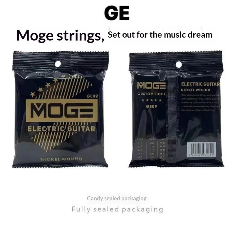 NestPicksElectric Guitar Strings Nickel Wound Anti Rust Coated High Bright Tone Guitar String Set For Music Performance Practice