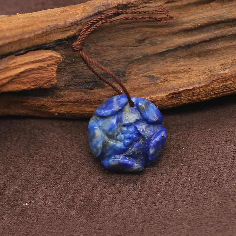 

Натуральный камень лазурит ручной работы цветок кулон бусина для DIY модные ювелирные аксессуары идеальный подарок 20x20x9 мм 5,7 г