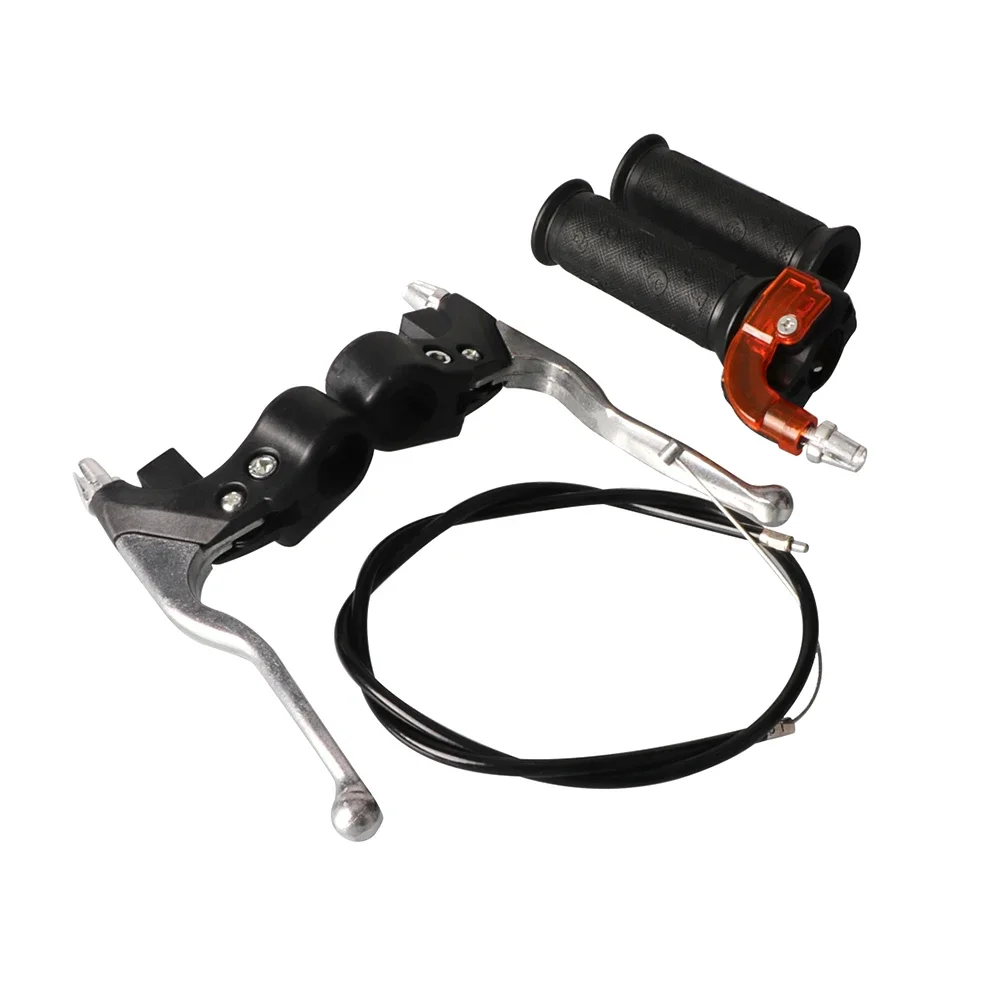 

Twist Throttle Accelerator 3 Stage Grip + 80cm Cable With Brake Clutch Handle For 47cc 49cc Mini Dirt Bike Quad Pocket Parts