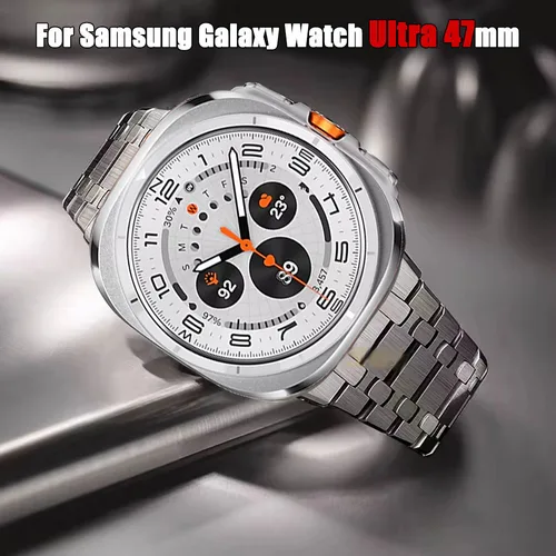Imagen 2 del producto Pulsera de Metal Luxucy para Samsung Galaxy Watch Ultra 2/1 47mm correa de ajuste rápido de acero inoxidable para Samsung Galaxy Ultra 2025 Band