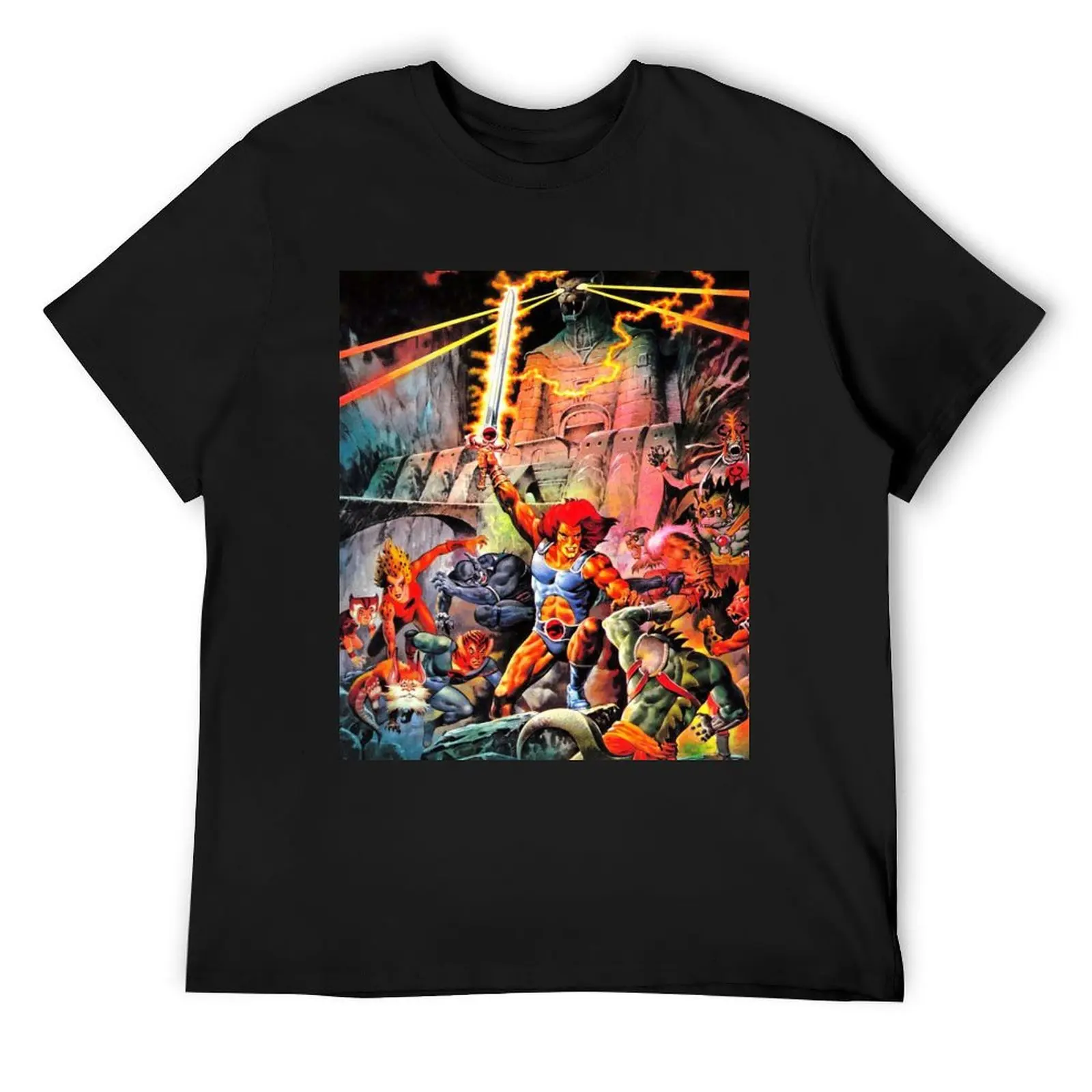 

Thunder Sword T-Shirt luxury designer kawaii clothes for a boy Short sleeve tee mens graphic t-shirts hip hop