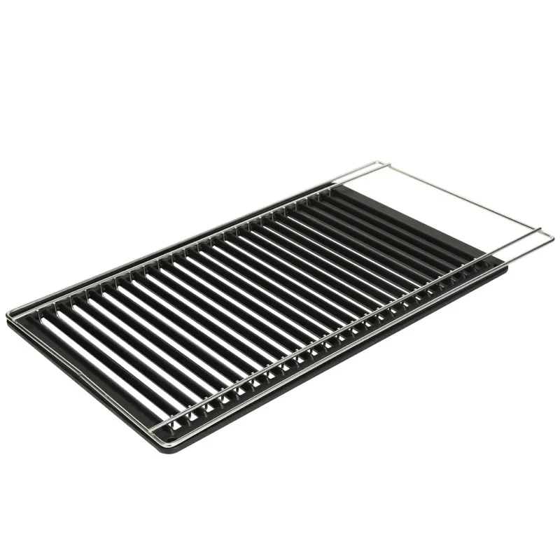 

Steak pan for universal steaming oven Striped pan GN1/1 rectangular 530 * 325 double-sided steak pan