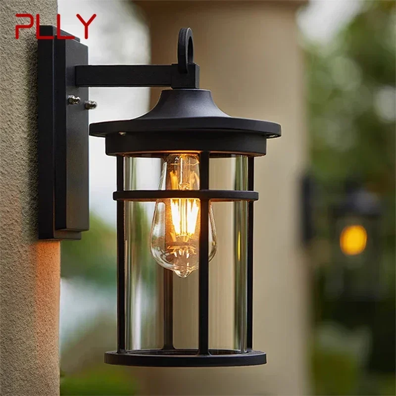 PLLY Contemporary LED Outdoor Wall Lamps Electric Simplicity Waterproof Balcony Hallway Courtyard Villa Gate Hotel