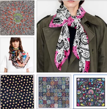 סחר חוץ מסחרי מקורי יחיד ספרדית, צעיף בגודל מרובע גדול 120*120