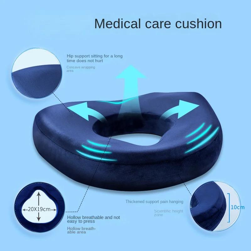 Anti-bedsore cushion for hemorrhoids The cushion for the elderly wheelchair is breathable after hip surgery.