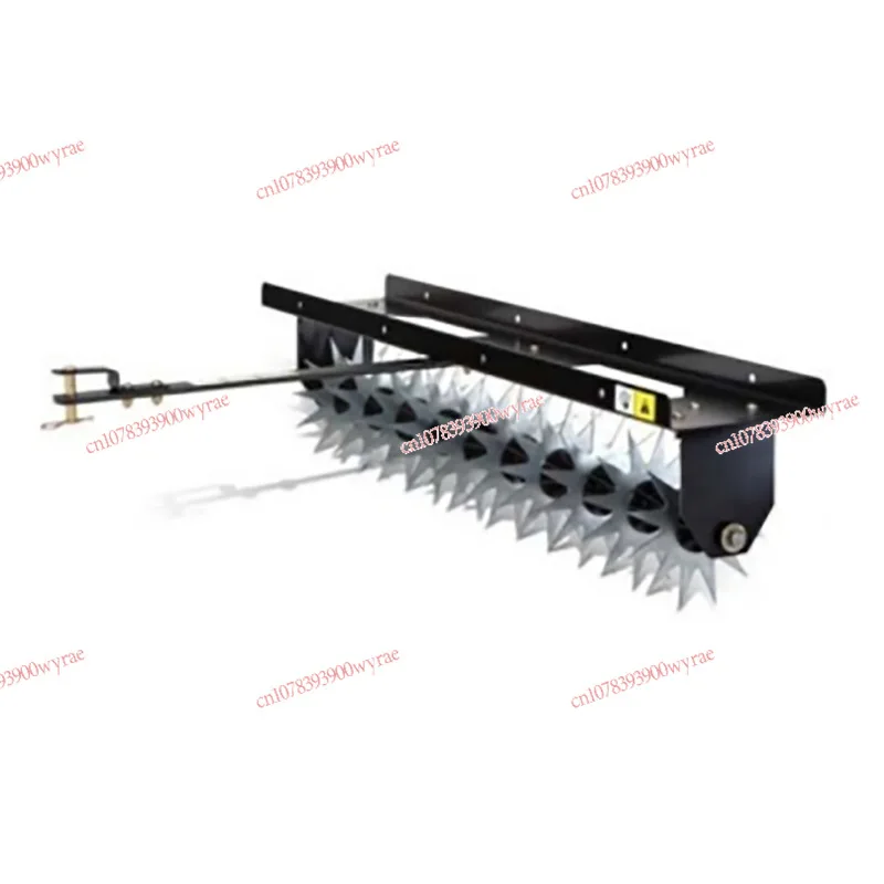 AS2-40BH-P Tow Behind Combination Aerator With Weight Tray,Flat Black Spreader