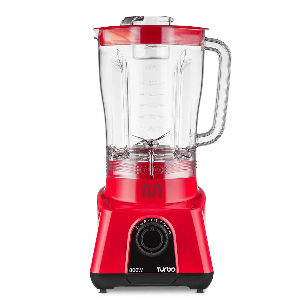 Turbo 2.6L 5 Speed 800W 127V Multi Red Blender-LQ803