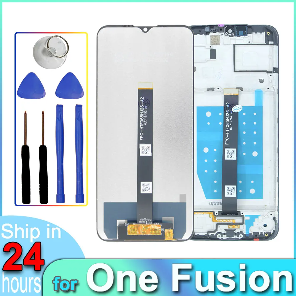 Lcd para Motorola Moto One Fusion LCD XT2073 pantalla táctil digitalizador montaje reemplazo para Moto One Fusion XT2073-2
