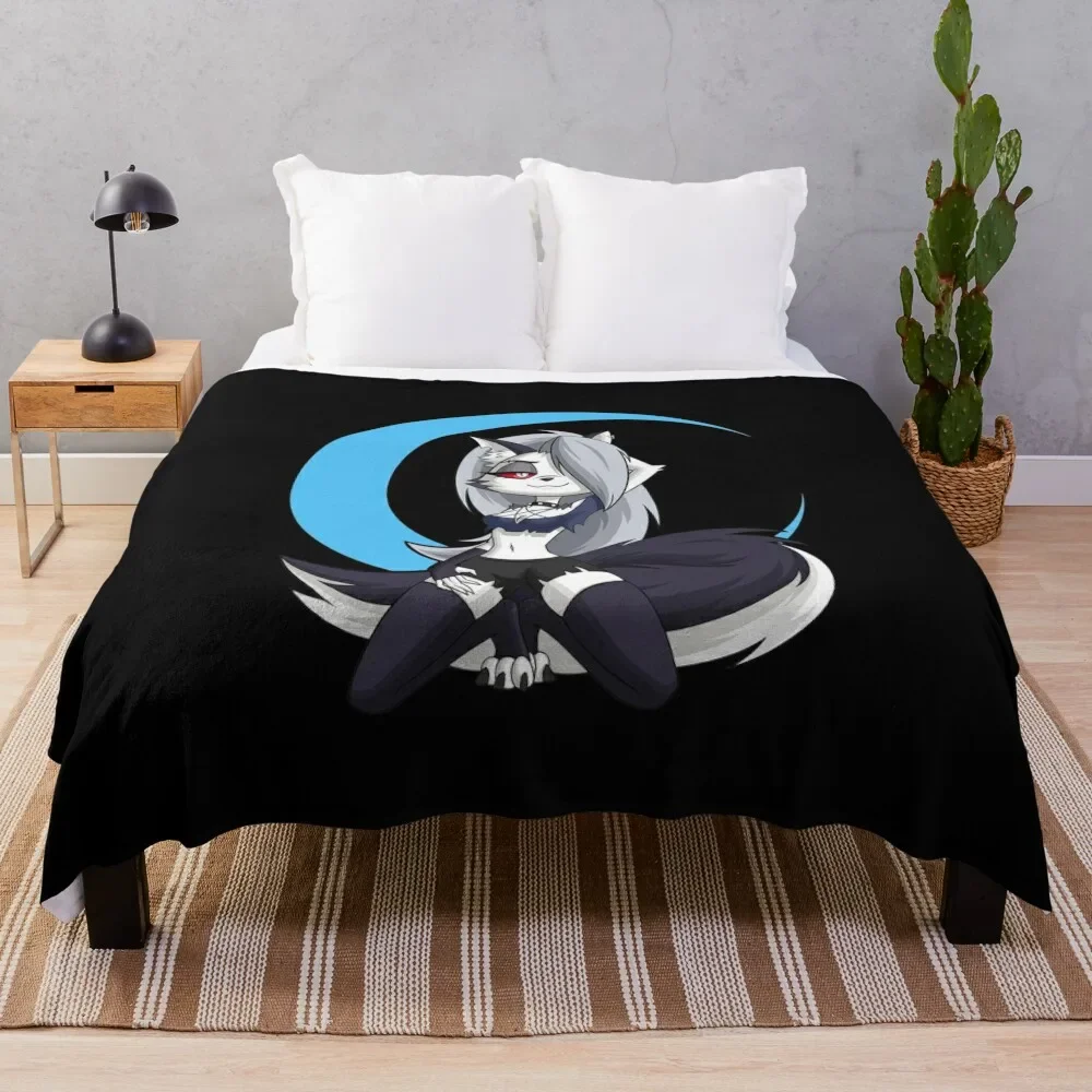 

Helluva Boss Loona Throw Blanket Warm Comfortable Blanket for Office Napping