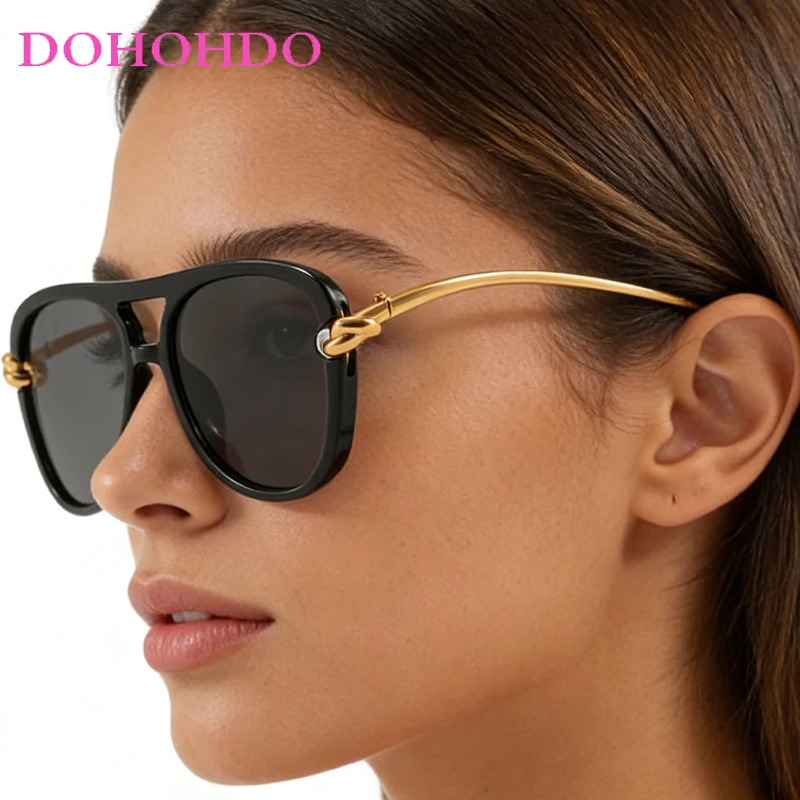

Luxury Classic Metal Frame Pilot Sunglass Woman Luxury Designer Sun Glasses For Men Summer Traveling Drive Eyewear UV400 Óculos