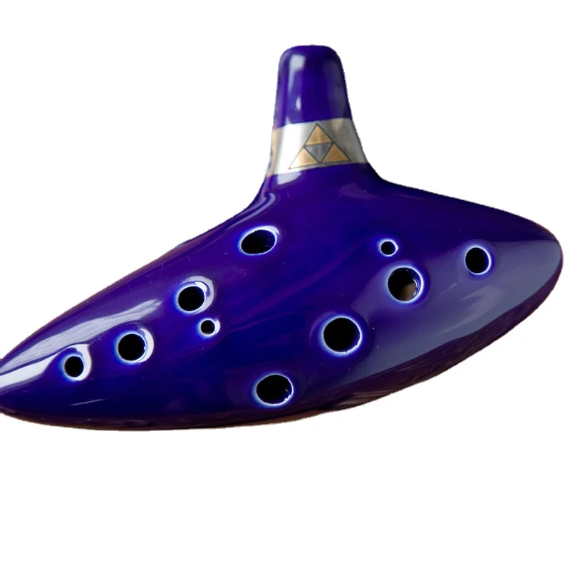 Ocarina & Songbook, 12-Hole Alto C Ocarina Playing Gift without Display Stand