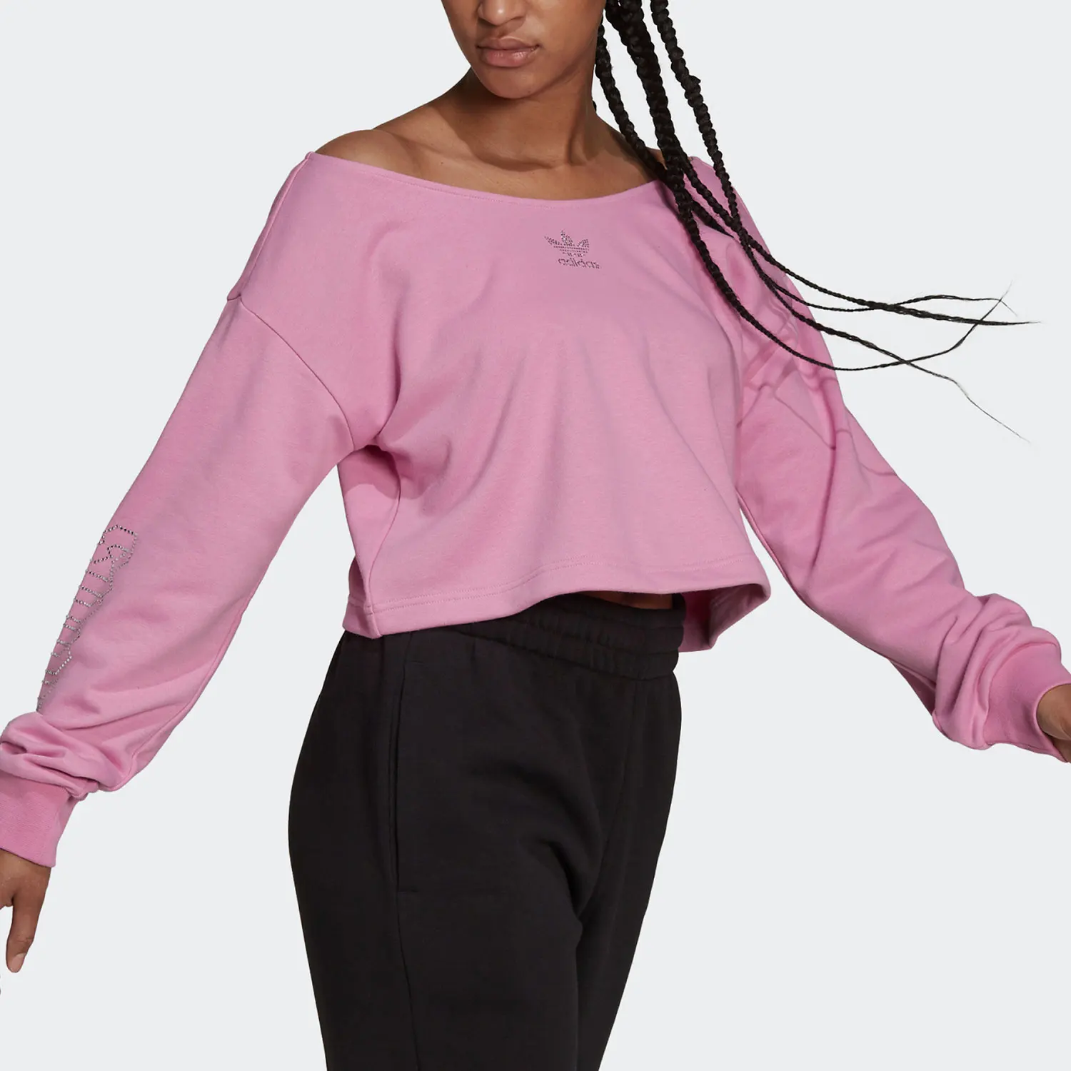 

adidas genuine Originals Current Season Women's Sporty Loose-Fit Long-Sleeve Hoodie HF6775