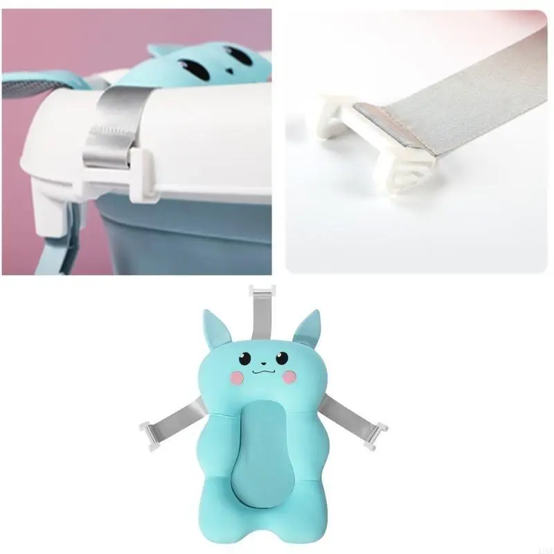 Infant Baby Bathing Pad Soft & Comfortable Newborns Bath Net Toddler Bathtub Shower Accessories for Safe Bathing 425F