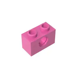 Gobricks 1 Pcs MOC Brick 1 x 2 1 Holes Compatible With 3700 Model Parts Building Blocks Kids Educational Toys Birthday Gifts