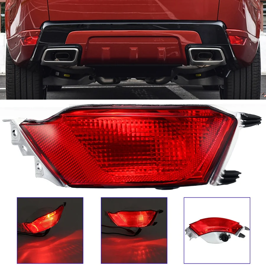 1Pc Tail Fog Light For Land Rover Range Rover Sport L494 2014-2022 F-PACE Right/Left Car Rear Bumper Fog Lamp LR043985 LR043983