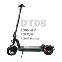 EU 2025 NEW DT08 Peak 1100W motor 48V13AH EScooters Max Speed 40km/h Max Mileage 50km Electric Scooter Vacuum Tubeless Tire