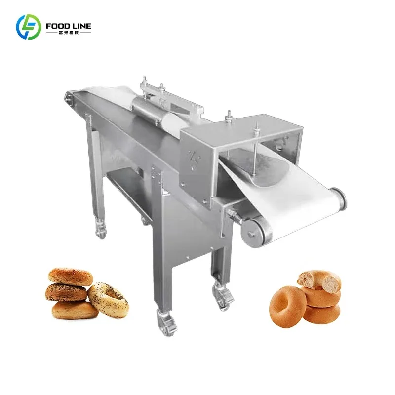 Customized Commercial Automatic Donut Making Machine SUS 304 Stainless Steel Bagel & Donut Forming Machine