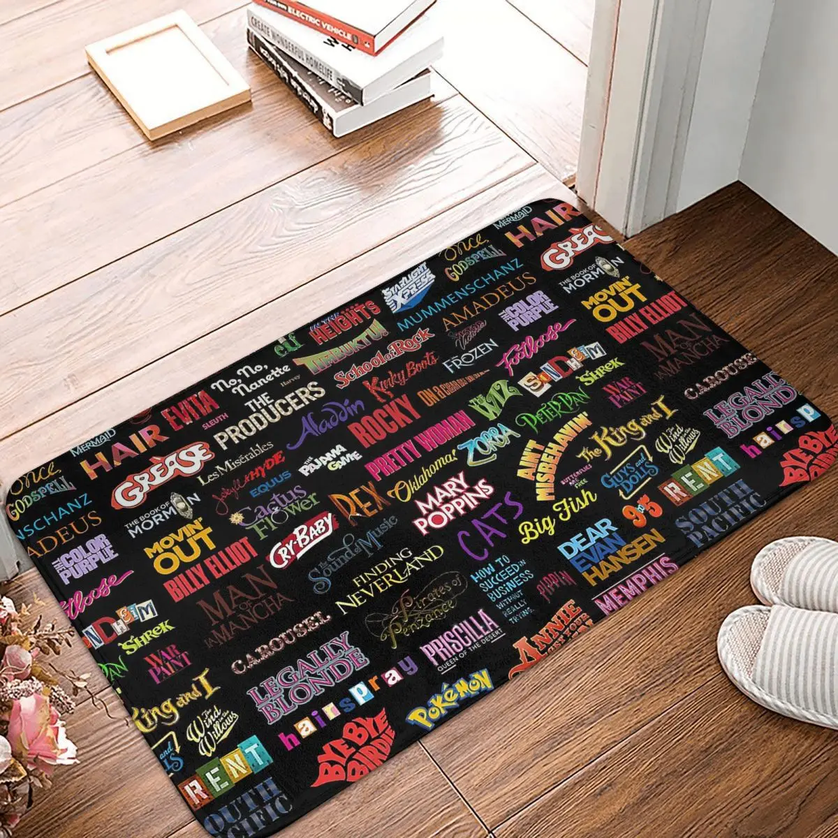 

Broadway Musicals Anti-slip Doormat Floor Mat Cushion Carpet Rug for Kitchen Entrance Home Bathroom Living room Footpad Mats