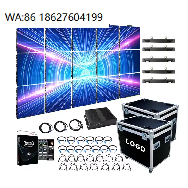 

creative custom shape display wall Turnkey P26 P39 P391 Indoor Outdoor Waterproof l Video Wall Concert Stage Background