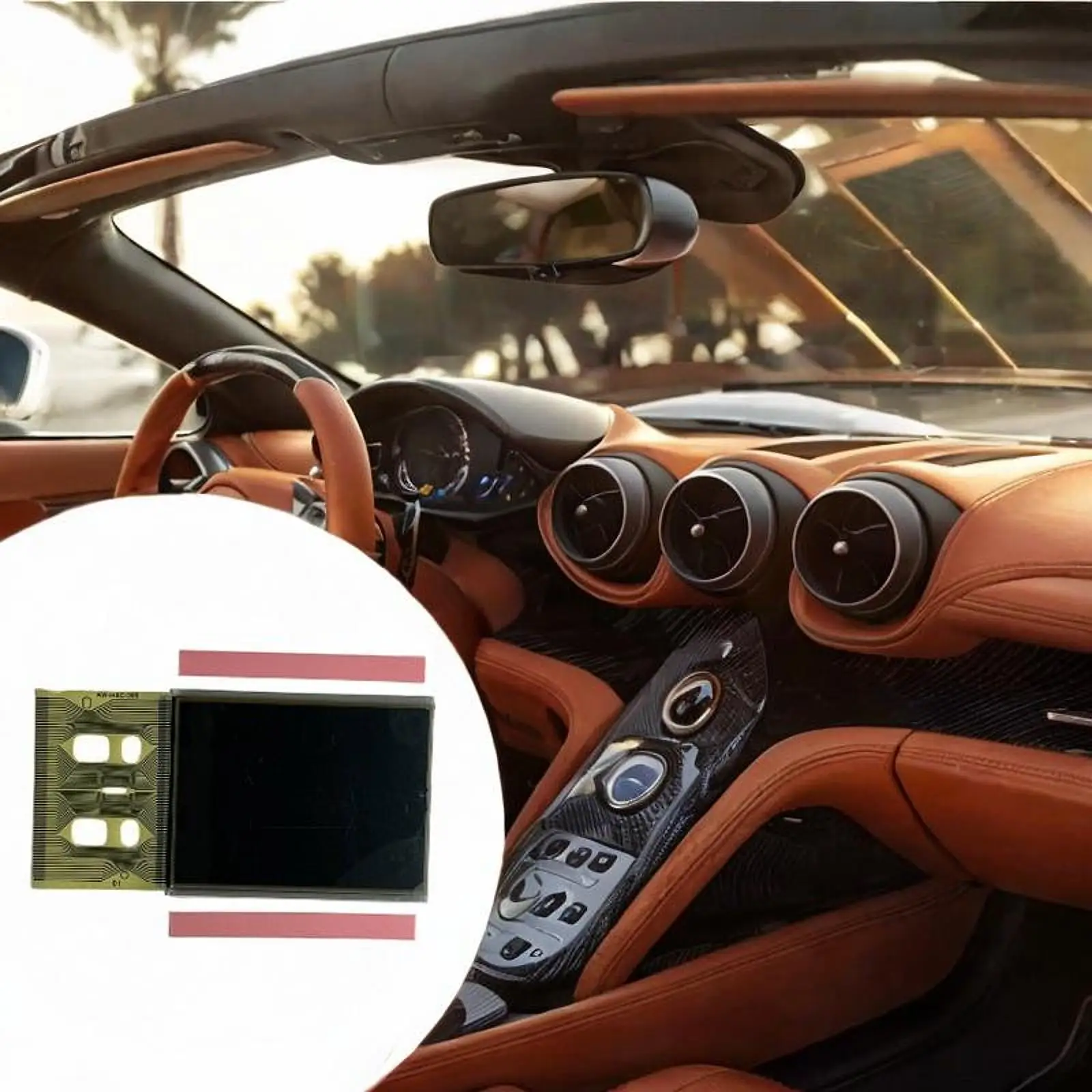

LCD Display Replacement Professional Easy to Use High Performance, Dashboard Repairing Part, Car Cluster Display for A3 B5