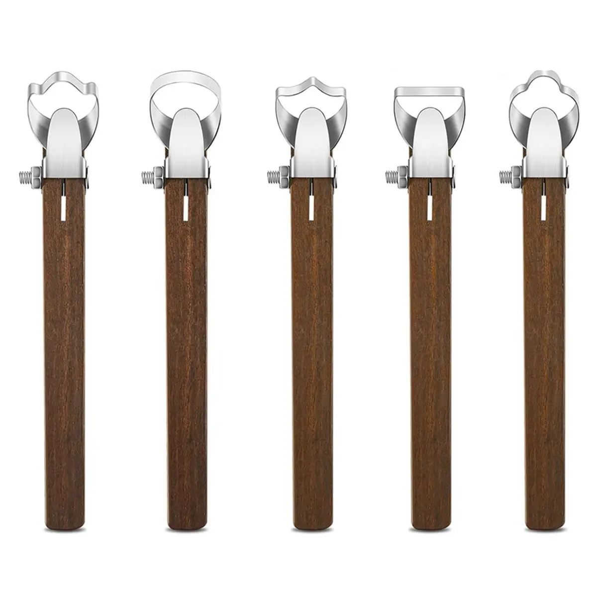 Budget-Friendly-5 Pcs Sculpture Clay Extruder Tool Pottery Carving Pottery Cup Mug Handgrip Clay Cutters