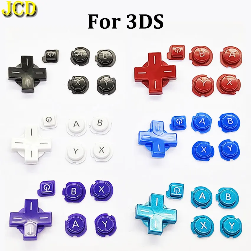 JCD For 3DS Game Console Original ABXY D-Pad Button Set A B X Y D-Pad Direction Cross Buttons