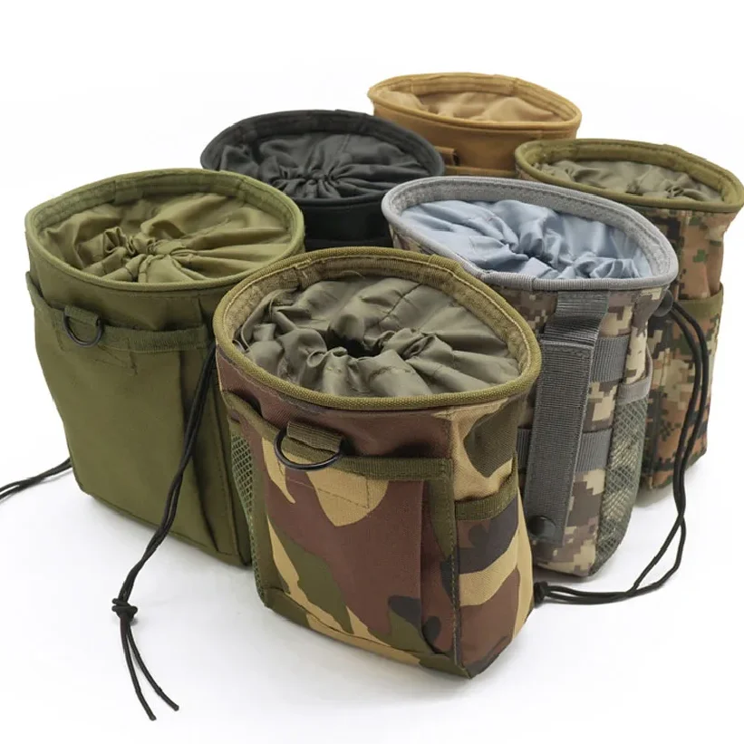 Tactical Dump Drop Pouch Magazine Pouch Molle Hunting Airsoft Gun Accessories Sundries Pouch Protable Molle Recovery Ammo Bag