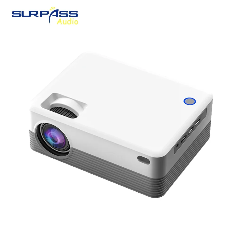 Smart Android Projector Android 10.0 System 5G WiFi Bluetooth Projectors Voice Control Remote Control for Home Cinema Movie