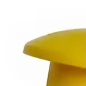 30Pcs Yellow Mushroom Steel Pipe Protective Sleeve Cap For 16-25mm Scaffolding End Cover Safety Guard Garden Construction