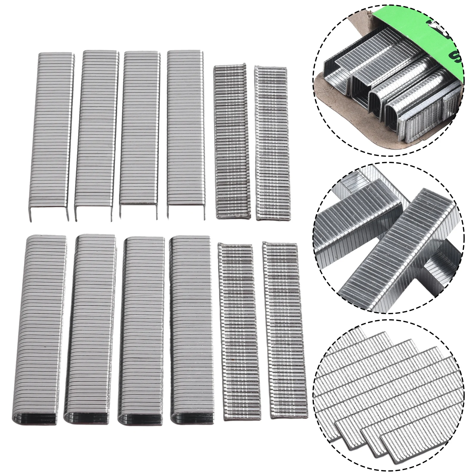 Staple Nails 600 Pcs For Woodworking Spares U/ Door /T Shaped Sturdy And Durable Brand New Excellent Service Life