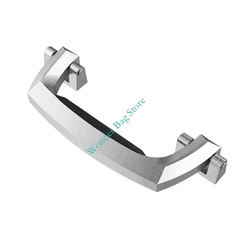 Folding Storage Box Replacement Handle, Fold-Down Case Pull Hardware for Repair Work and Utility Bin Carry Maintenance