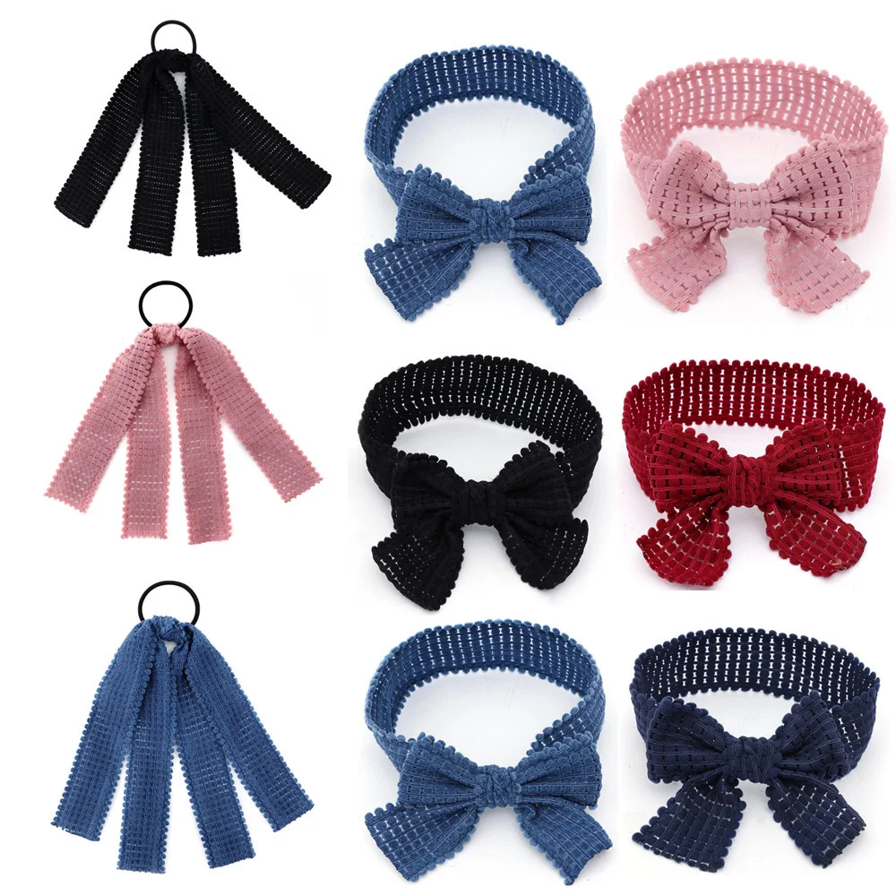 

001M Chenille Hair Bows Cute Hairpins Girls Hair headband Barrettes Solid Clip Kids Headwear Fashion Hair Accessories