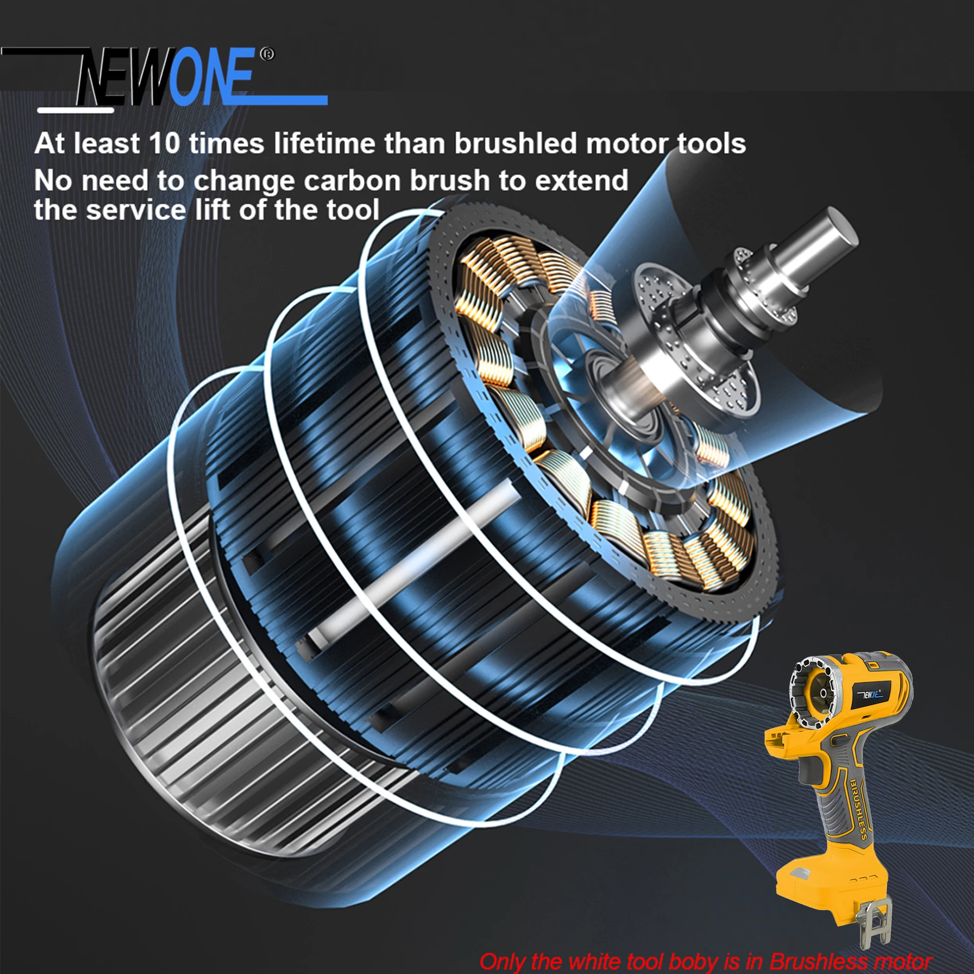 NEWONE 12 في 1 18 فولت فرش أداة متعددة الرقصة المنشار الترددية مفك مسامير تتأرجح أداة كومبو متوافق مع ماكيتا #2