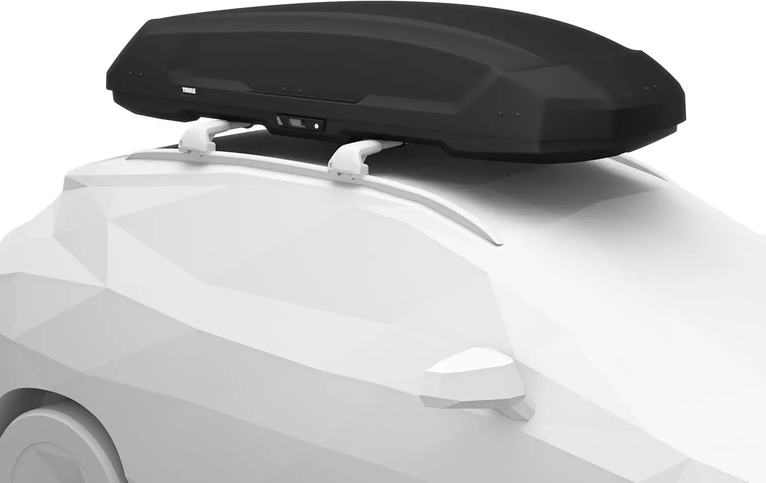 กล่องหลังคา Thule Force 3 XXL ขนาด 21 คิว ออกแบบตามหลักอากาศพลศาสตร์ เปิดได้สองด้าน ติดตั้งโดยไม่ต้องใช้เครื่องมือ กันน้ำ สำหรับรถ SUV รถบรรทุก รถยนต์ และรถยนต์ไฟฟ้า