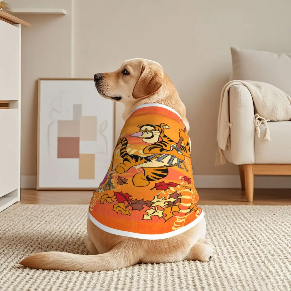 Chaleco personalizado para mascotas My Friends Tigger Pooh, chaqueta transpirable, ropa para perros grandes, decoración para suministros de disfraces